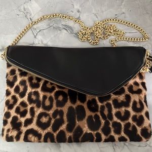 Henri bendel leopard crossbody